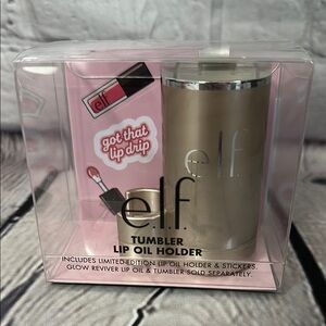 e.l.f. Tumbler Lip Oil Holder in Gold